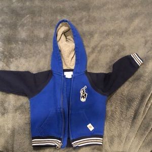Ralph Lauren 18m raglan hoodie, GUC